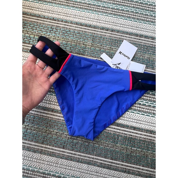 NWT Hurley Phantom Cut Out Surf Bottom Blue Black Size Lrg - Picture 3 of 15